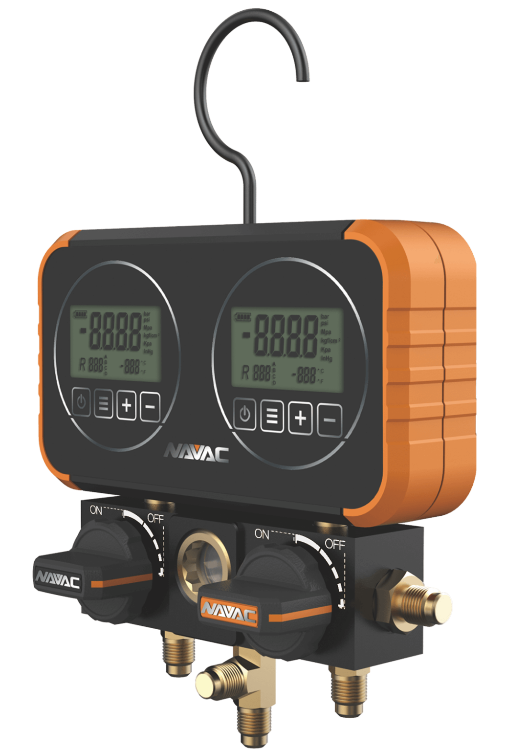 Manifold Gauges with Digital Display N2D4H NAVAC