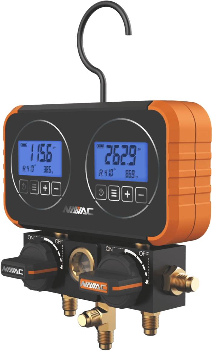 Flex72 Manifold Gauge, Digital Display NAVAC