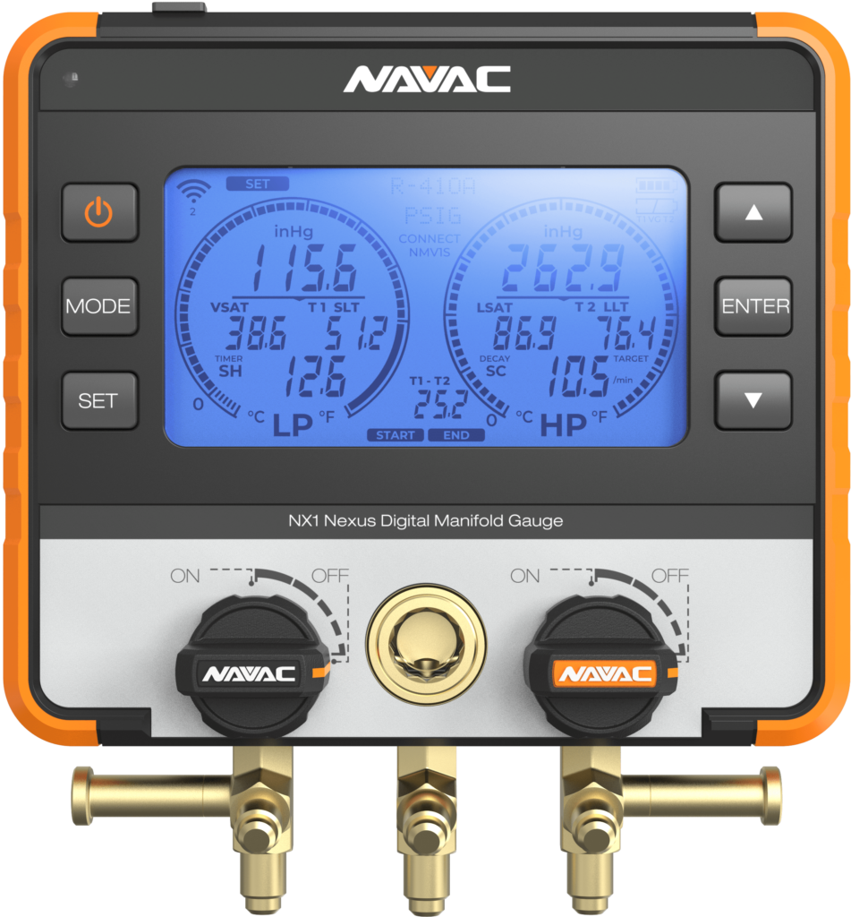 Nexus Digital Manifold Gauge NX1 NAVAC